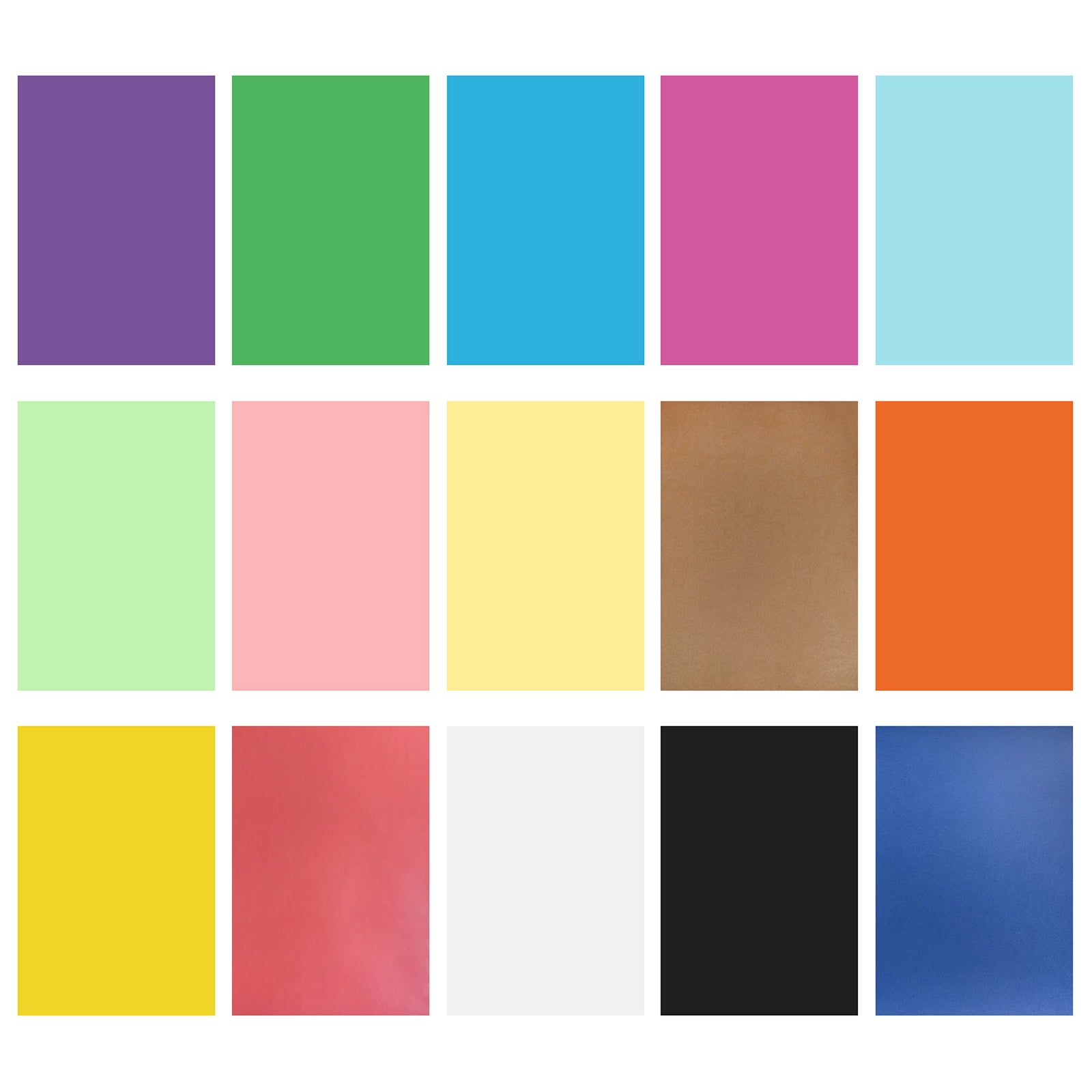 50 Sheets Colorful 8K Folding Paper Double Sided for Art Craft, DIY Arts, School, Coloured Paper, Handmade Folding Paper