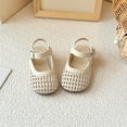 thumbnail image 2 of Toddler Sandals Girls Girls Flat Sandals Girls Sandals For Toddler And Kids Summer Breathable Weaved Mary Jane Shoes Casual Hollow Out Design Comfortable Daily Wear, 2 of 7