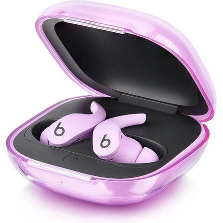Compatible with Beats Fit Pro Case Cover  Soft Clear TPU Transparent Protective Shockproof Case Designed for Apple Beats Fit Pro 2021 Earbuds Case for Women Men (Clear Glitter)