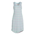 thumbnail image 5 of Secret Treasures Sleeveless Scoop Neck Printed Sleepshirt (Women's or Women's Plus) 1 Pack, 5 of 5