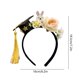 thumbnail image 4 of Xihbxyly Diadema de Graduación, Accesorio Floral para Birrete, Diseño Ligero y Cómodo, Mini Birrete con Flores Artificiales, Ideal para Sesiones de Fotos y Celebraciones, Ideal para Graduados y Fiest, 4 of 7