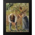 thumbnail image 2 of Pissarro, Camille 15x18 Black Modern Framed Museum Art Print Titled - Farm Labourers Planting Stakes, 2 of 5