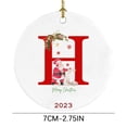 thumbnail image 3 of Decoraciones de Halloween, adornos de Halloween, colgante de decoración para árbol de Navidad, decoración navideña personalizada de 26 letras, decoración para árbol de Navidad, regalo de Navidad, ador, 3 of 3