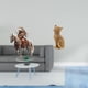thumbnail image 2 of Adorno De Caballero Gato Acrílico, Centro De Mesa, Figura Coleccionable De Resina, Escultura Animal, Regalo Impermeable Para La Entrada Del Hogar, Estantería, Sala De Estar Y Dormitorio., 2 of 8