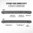 thumbnail image 3 of CORSAIR USB100 - Hub - 4 x SuperSpeed USB 3.0 + 3 x USB-C - desktop, 3 of 5