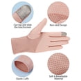 thumbnail image 4 of Deago 4 Pairs Women Sun Protective Gloves UV Protection Summer Sunblock Gloves Touchscreen Gloves for Driving Riding (Multi-Color), 4 of 7