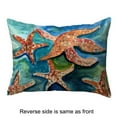 thumbnail image 2 of Betsy Drake KS1194 11 x 14 in. Swimming Starfish Noncorded Pillow, Small, 2 of 2