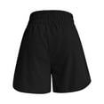 thumbnail image 4 of Iaqnaocc Shorts for Women High Waisted 2026 Summer Gym Shorts Athletic Running Dolphin Shorts Women Black XXL, 4 of 6