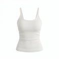 thumbnail image 4 of KyCheLot Women's Tank Tops Solid Color Sleeveless Scoop Neck Camisole Summer Fitted Lightweight Tank Tops, 4 of 5