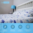thumbnail image 4 of Kids Organic Viscose Derived from Bamboo Sheet Set | Twin or Full Size Fitted Bed Sheets | Oeko-Tex Certified | Cute Toddler Bedding for Girls & Boys Dino Twin, 4 of 8