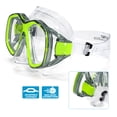 thumbnail image 5 of Aqua Leisure Dolfino Brand Adult Makena Recreational Dual Lens Swim Mask - Yellow, 5 of 8