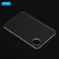 thumbnail image 3 of Uxcell 4x6x0.1" Rectangle Acrylic Paint Pallet Paint Tray Palette Painting with Thumb Hole Clear 3 Pack, 3 of 6