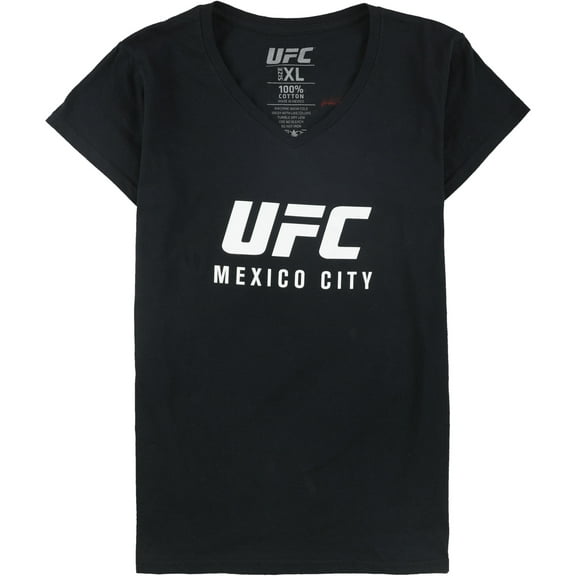 UFC Womens Mexico City 21 De Sep Graphic T-Shirt, Black, Medium