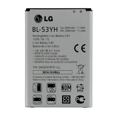 Buy Genuine OEM LG G3 Battery BL-53YH Online Kuwait Ubuy