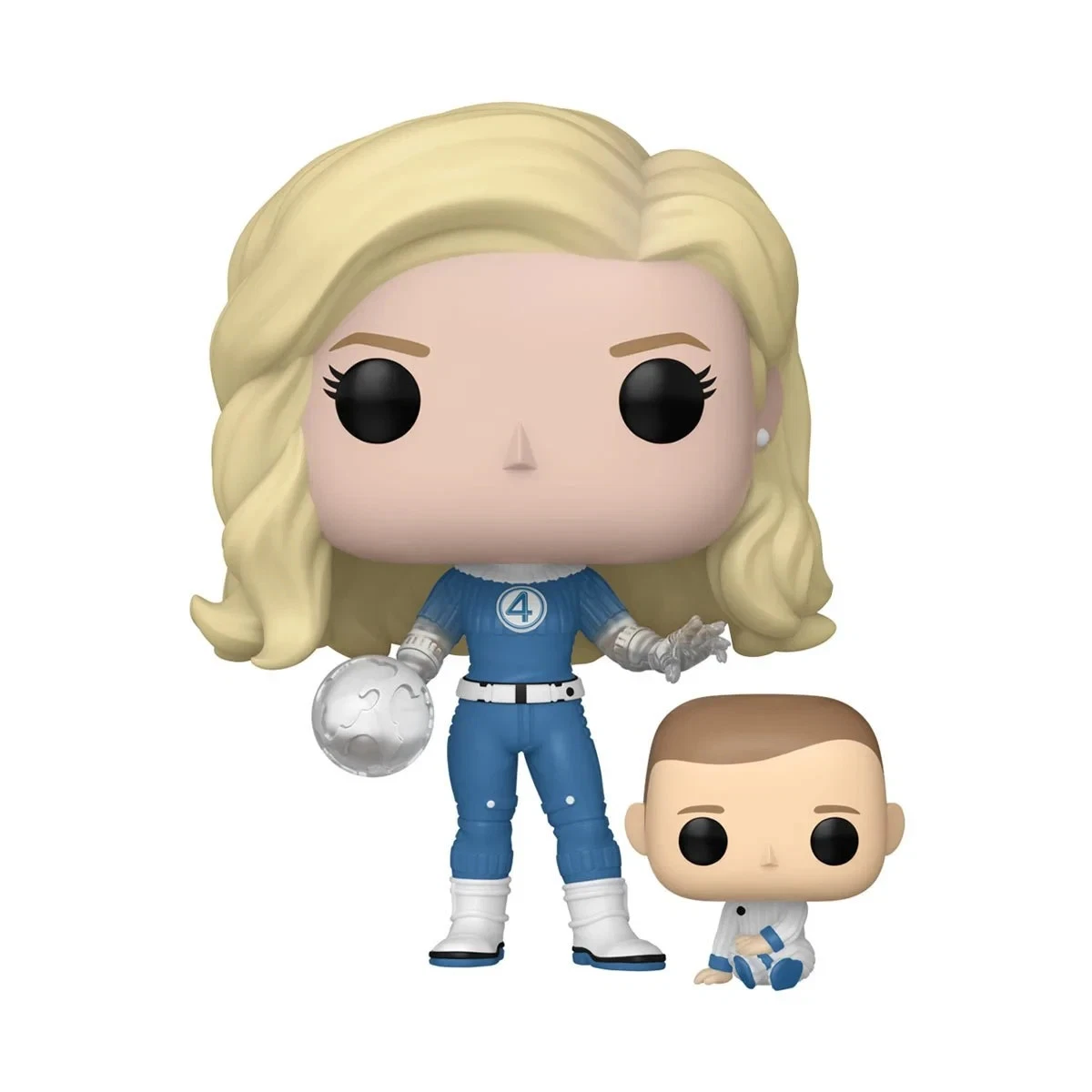 Funko POP! Marvel: Fantastic Four: First Steps – Set of 5 with Pop Protectors – Collector’s Exclusive
