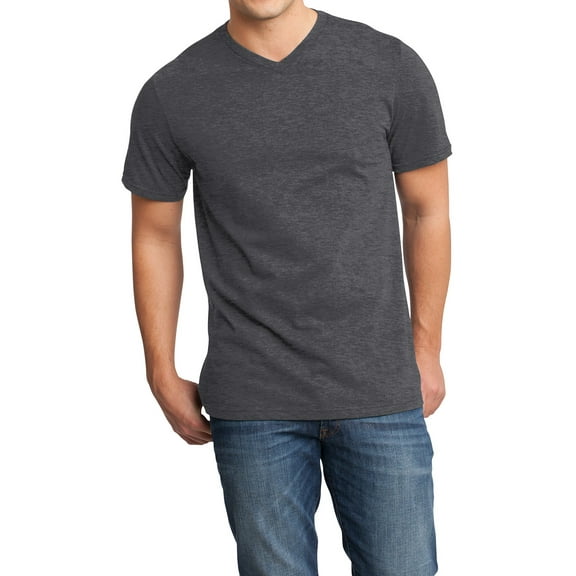 Mafoose Men's Young Very Important V-Neck Tee Heathered Charcoal 2X-Large