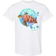 thumbnail image 3 of Inktastic Key West, Florida Swimming Sea Turtle with Bubbles T-Shirt, 3 of 5