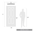 thumbnail image 5 of Golden Lighting 7856-8SF OY Ferris 8 Light 36 in. Semi-Flush Ceiling Light - Oyster, 5 of 5