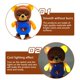 thumbnail image 4 of Juguetes para piscina, juguetes para bebés, juguetes para niños pequeños con música, luces y baile. Oso de peluche, juguete infantil, robot de juguete, regalo de cumpleaños para niños y niñas, regalo, 4 of 9