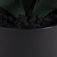thumbnail image 3 of hometrends Large Faux Plant Black Ceramic Pot, 3 of 5