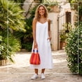 thumbnail image 6 of Striped Bucket Knit Tote Bag,Orange Pink Stripe Bucket Bag with Braided Rope Handles for Beach Vacation Daily Use, 6 of 6