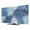 Navy, Sky Blue, White, variant on Grey Palm Leaves TV Cover for 50 Inch Screen, Stretch Fabric Dustproof TV Display Protector, Summer Botanical Tropical Leaf Elastic Slipcover Monitor Cover for Indoor Desktop Computer 43.6"x24.5"