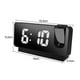 thumbnail image 5 of Smart Digital Projection Clock Adjustable Mute Automatic Desktop Led Alarm Clock, 5 of 5