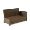 Crosley Bradenton Outdoor Wicker Sectional Left Corner Loveseat