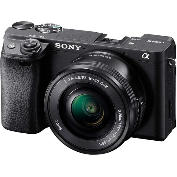 Sony Appareil Photo Numérique Sans Miroir Alpha a6400 avec Objectif 16-50 Mm