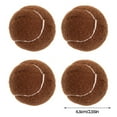 thumbnail image 6 of OIUR 4 Pcs Pre-Cut Walker Tennis Balls for Furniture Legs Floor Protection Universal Walker Leg Felt Pad Glide Coverings for Seniors, 6 of 7
