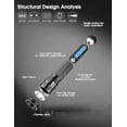 thumbnail image 2 of Torche LED, Mini Petites Torches, Lampe de Poche Portable Zoomable pour Cadeau, Éclairage Intérieur Domestique, Urgence Sans Piles) Lot de 2, 2 of 5