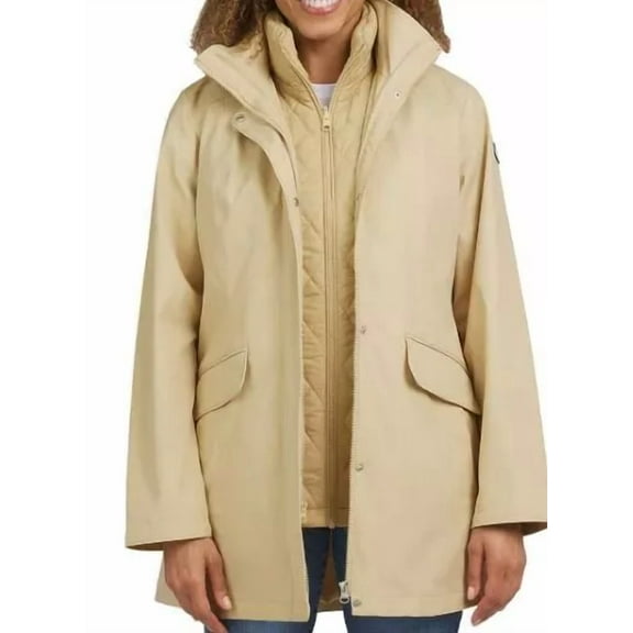 Lands' End Women's 3 in 1 Systems Jacket M Tan