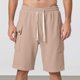 thumbnail image 2 of Pantalones cortos cargo de verano para hombre en color liso - Pantalones deportivos holgados, cintura elástica, tejido ripstop (S-XXXL), 2 of 8