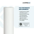 thumbnail image 4 of Hydronix SDC-25-2005 Sediment Water Filter Cartridge 2.5" x 20" - 5 micron - Whole House, RO Systems or Commercial Use, 4 of 7