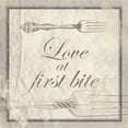 thumbnail image 2 of Grey, Jace 15x15 White Modern Wood Framed Museum Art Print Titled - LOVE AT FIRST BITE, 2 of 4