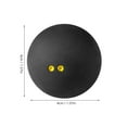 thumbnail image 2 of PENIKOKO 2Pcs Indoor Outdoor Use Squash Ball for Beginners and Adults Durable Rubber Racket Balls, 2 of 8