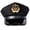 Golden crown mark, variant on Role Playing Hat Embroidered Polices Styles Hat Stylish Eight Panel Flatted Hat for and Stage Performances