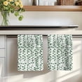 thumbnail image 7 of Green Ivy Leaves Kitchen Towels Set of 3, Spring Plants Botanical Modern Country Absorbent Dish Towels for Kitchen, Microfiber Hand Towel, Quick Drying Tea Towel for Cleaning Decorative Dishcloths, 7 of 7