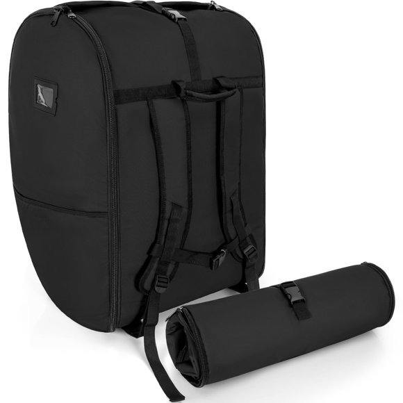 Bolsa de viaje acolchada WELIDAY para asiento de coche compatible con Doona Black
