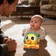 thumbnail image 6 of Interactive Spray & Crawl Octopus Toy for Babies 6-12 Months, Dancing Sensory Toy with Lights, Music & Water Spray for Early Development Yellow, 6 of 7