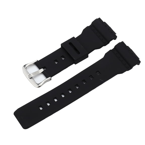 M Buder PU Replacement Watch Strap Band Fit For G SHOCK BABY-G Classic Wristband Soft Comfortable Durable 4.5 in / 11.5 cm 3.4 in / 8.7 cm Black[cite: 1]