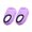 Light Purple, variant on 1 Pair Winter Floor Socks Non-slip Rough Sole Thicken Padded Washable Keep Warm Low Tube Contrast Color Women Socks Home Wear Socks