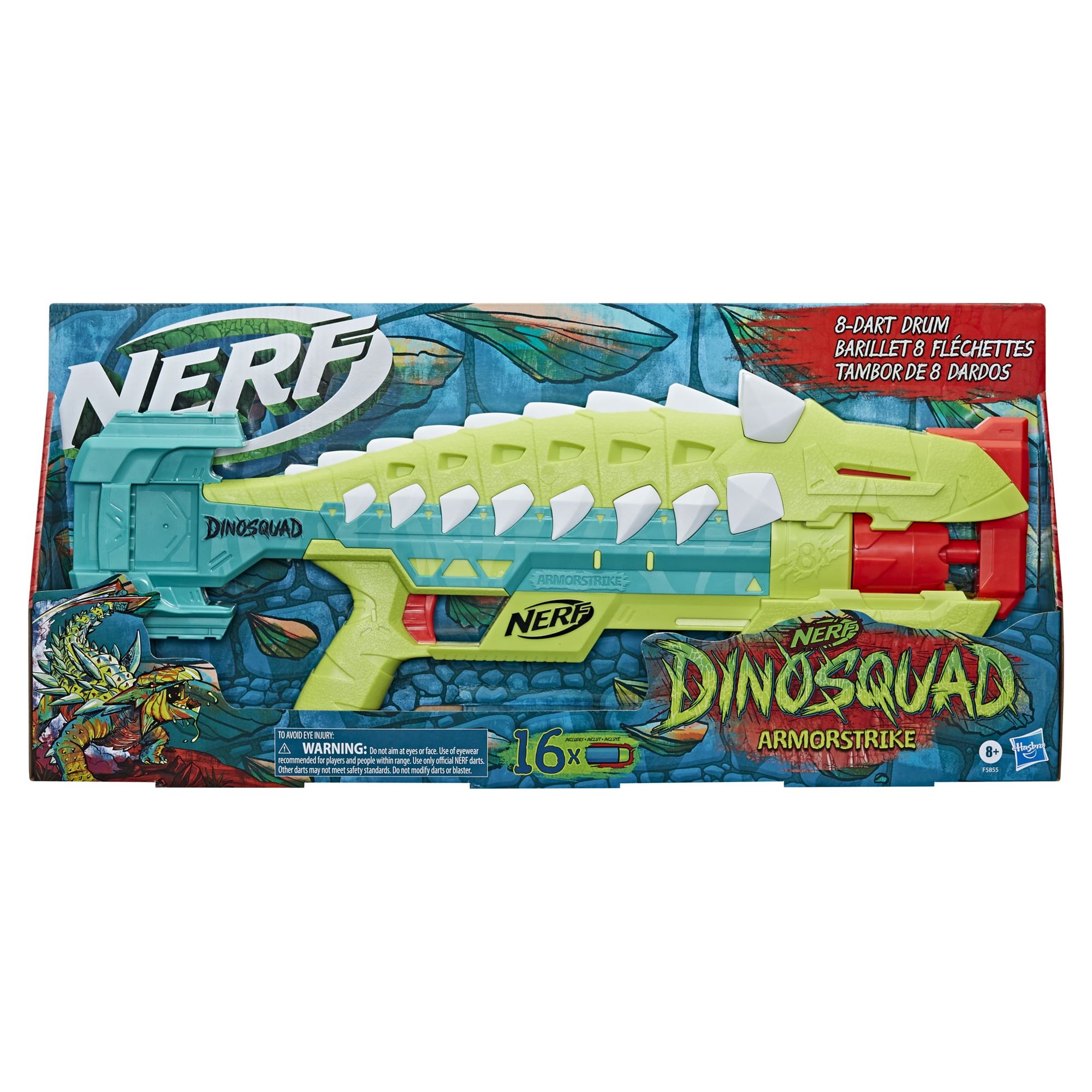 Nerf DinoSquad Armorstrike Dart Blaster, 16 Nerf Elite Darts, Outdoor Toys for 8 and Up - image 3 of 9