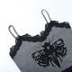 thumbnail image 5 of Chaleco Sin Mangas Y2K Mujeres Sexy Tank Tops Encaje Estampado Grunge Punk Crop Top Streetwear (Gris M) Cgtredaw para Mujer Gris T M, 5 of 9