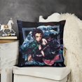 thumbnail image 2 of Demon Slayer Pillow Case Soft Pillow Cover Pillowcase Decorative Cushion Cover Home Decor 12 "x12 ", 2 of 8