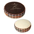 thumbnail image 2 of Touchdog® Bark Royale Dark Brown Fleece Plaid Dog Bed - Small, 2 of 2