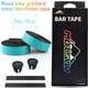 thumbnail image 3 of Bike Handlebar Wraps antideslizante Elástico Bicicleta Cinta autoadhesiva Ligero Ligero Ciclismo Protección Cinturón Cinturón Azul 2 piezas / Caja Eigraketly OD003396-07B, 3 of 7