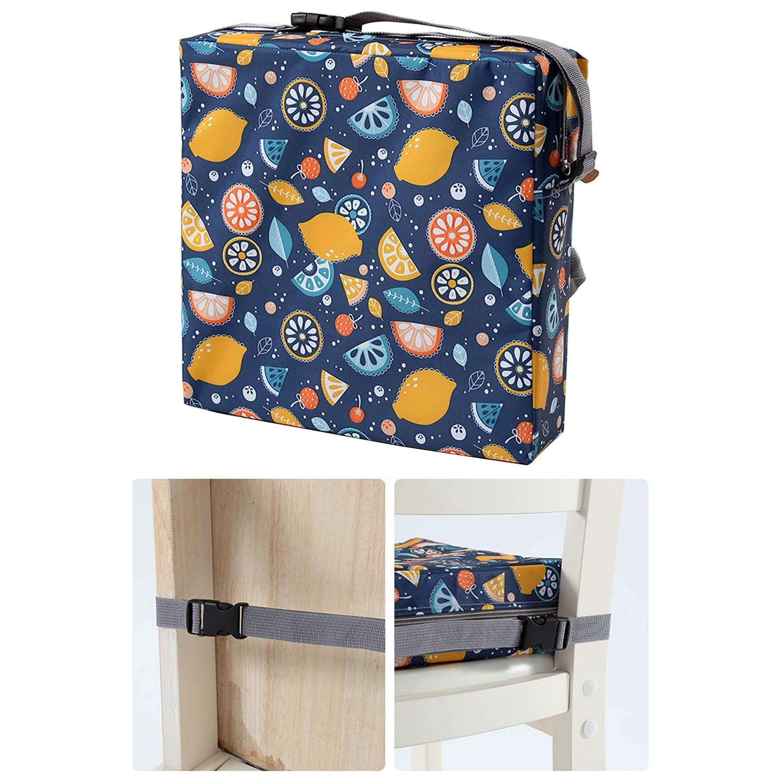 Upgraded Toddler Seat for Dining Table Washable Double Safe Straps Non-Slip Bottom Seat Dining