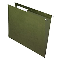 Officemax Hanging Folders - Office Depot® Brand Hanging Folders, 1/3 Cut, Letter Size, 100% Recycled, Green, Pack Of 25
