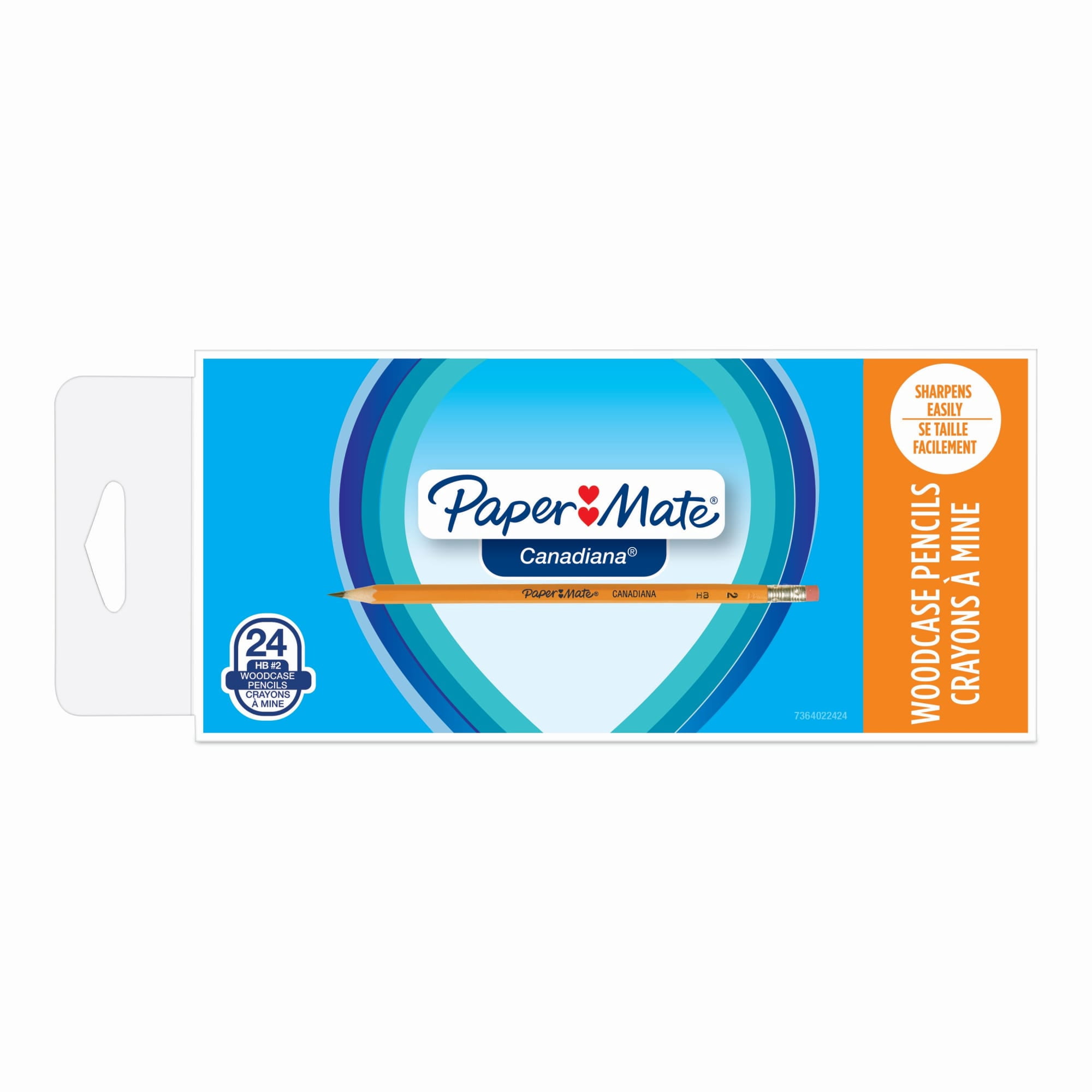 Paper Mate Canadiana #2 Pencils, Reinforced, Break-Resistant Lead When Writing, 24 Count